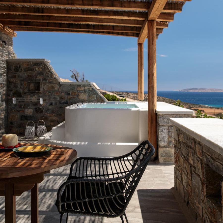 Africanis Bungalows Schoinoussa Buitenkant foto