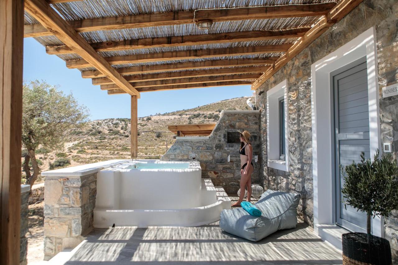 Africanis Bungalows Schoinoussa Buitenkant foto